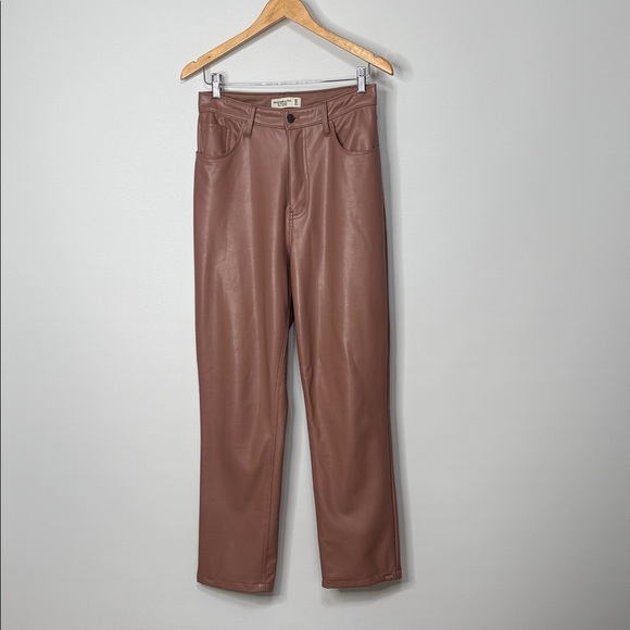 Abercrombie & Fitch Curve Love The 90s Straight Ultra High Rise Pants Size 30 - Picture 4 of 11
